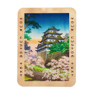 Magnet Flexible Paysage de hanga de tibia de château de Tsuchiya