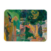 Magnet Flexible Paysage de Paul Gauguin Matamoe avec Peacocks (Horizontal)