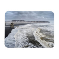 Paysage de plage en hiver