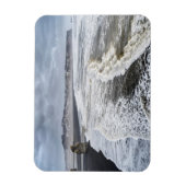 Magnet Flexible Paysage de plage en hiver (Vertical)