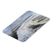 Magnet Flexible Paysage de plage en hiver (Côté Gauche)