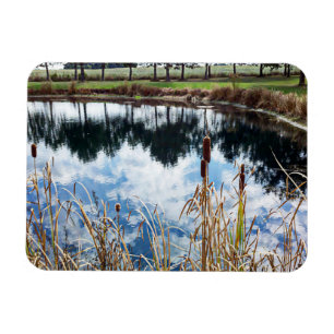 Magnet Flexible Paysage de Pond Nature Photographie Art