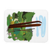 Magnet Flexible Paysage de ski (Horizontal)