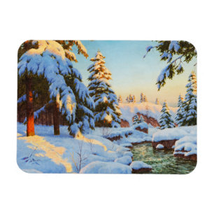 Magnet Flexible Paysage d'hiver, Bessonof