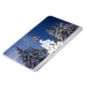 Magnet Flexible Paysage d'hiver de Noël (Côté Gauche)