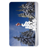 Magnet Flexible Paysage d'hiver de Noël (Vertical)