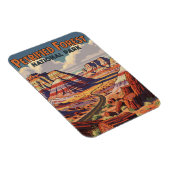 Magnet Flexible Paysage du parc national de la Forêt pétrifiée (Côté Droit)