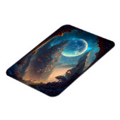 Magnet Flexible Paysage futuriste du château d'Imaginaire (Côté Gauche)