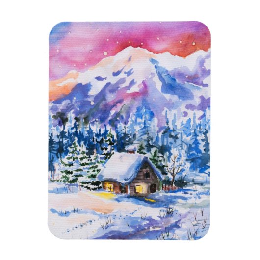 Magnet Flexible Paysage hivernal (Vertical)