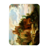 Magnet Flexible Paysage italien vintage avec ruines (Vertical)