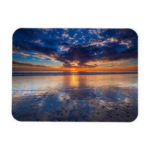 Magnet Flexible Paysage marin spectaculaire, coucher de soleil, CA