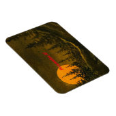 Magnet Flexible Paysage nocturne; chasse ou moisson lune (Côté Droit)