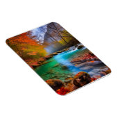 Magnet Flexible Paysage paisible de la rivière d'automne (Côté Droit)