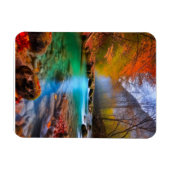 Magnet Flexible Paysage paisible de la rivière d'automne (Horizontal)