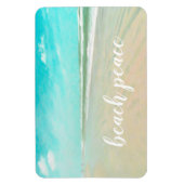 Magnet Flexible Paysage paisible de Sky Beach Turquoise (Vertical)