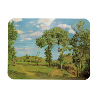 Magnet Flexible Paysage Paysage Frédéric Bazille Impressionniste
