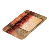 Magnet Flexible Paysage rouge Abstrait (Côté Gauche)