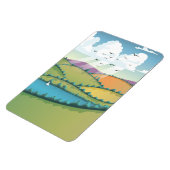 Magnet Flexible Paysage rural. (Côté Gauche)