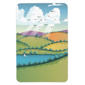 Magnet Flexible Paysage rural. (Vertical)