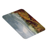 Magnet Flexible Paysage rural avec un pèlerin Kneeling avant (Côté Droit)