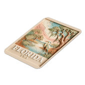Magnet Flexible Paysage Texturé de la Faune Aviaire des Everglades (Côté Gauche)