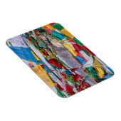 Magnet Flexible Paysage tibétain avec drapeaux de prière - Himalay (Côté Droit)