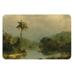 Magnet Flexible Paysage tropical Église Frédéric Edwin