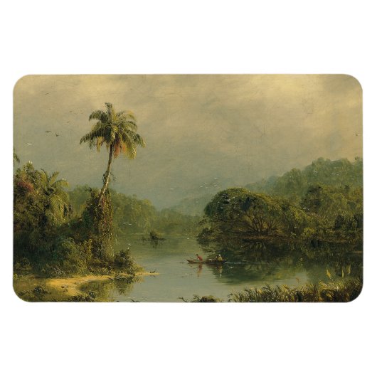 Magnet Flexible Paysage tropical Église Frédéric Edwin (Horizontal)