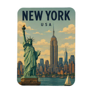 Magnet Flexible Paysage urbain de New York City USA 🏙️