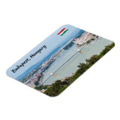 Magnet Flexible Paysage urbain du Danube à Budapest - Hongrie (Côté Gauche)