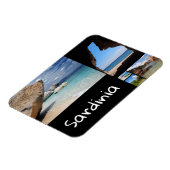 Magnet Flexible paysages de Sardaigne voyage photo collage (Côté Gauche)