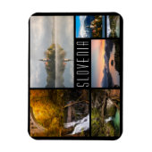 Magnet Flexible paysages de Slovénie collage photo de voyage (Vertical)