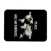 Magnet Flexible Peace Has No Borders (Horizontal)