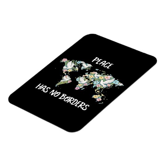 Magnet Flexible Peace Has No Borders (Côté Gauche)
