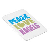 Magnet Flexible Peace Love Bagels (Côté Droit)