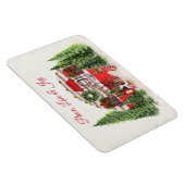 Magnet Flexible Peace Love & Joy Christmas Trailer Camper (Côté Droit)