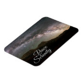 Magnet Flexible Peace & Serenity Mountain Night Sky (Côté Gauche)