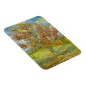 Magnet Flexible Peach Tree rose en fleurs par Vincent van Gogh (Côté Droit)