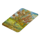 Magnet Flexible Peach Tree rose en fleurs par Vincent van Gogh (Côté Gauche)