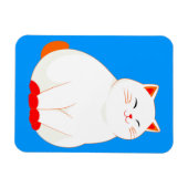 Magnet Flexible Peaches, le Chat Sourire (Horizontal)