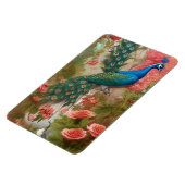Magnet Flexible Peacock en Apricot Jardin Rose (Côté Gauche)