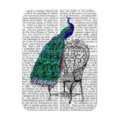 Magnet Flexible Peacock sur la chaise (Vertical)