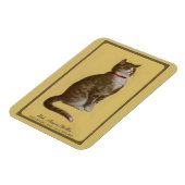 Magnet Flexible Peake, le chat tabby de Chessie (Côté Gauche)