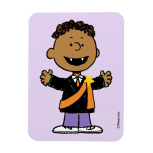 Magnet Flexible Peanuts Franklin Halloween Vampire