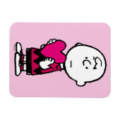 Magnet Flexible Peanuts | Valentine's Day | Heart Charlie Brown (Horizontal)