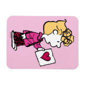 Magnet Flexible Peanuts | Valentine's Day | Sally Valentine Card (Horizontal)