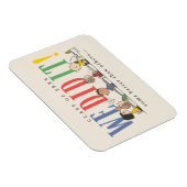 Magnet Flexible Peanuts We Did It Graduation Funny Quote Snoopy (Côté Droit)