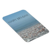 Magnet Flexible Pebble Beach Lake Ontario Joyeux anniversaire (Côté Droit)