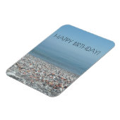 Magnet Flexible Pebble Beach Lake Ontario Joyeux anniversaire (Côté Gauche)