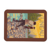 Magnet Flexible Pêche à la mouche - Juneau, Alaska (Horizontal)